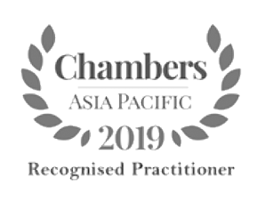 Chambers Asia Pacific 2019 Recognised Practitioner badge